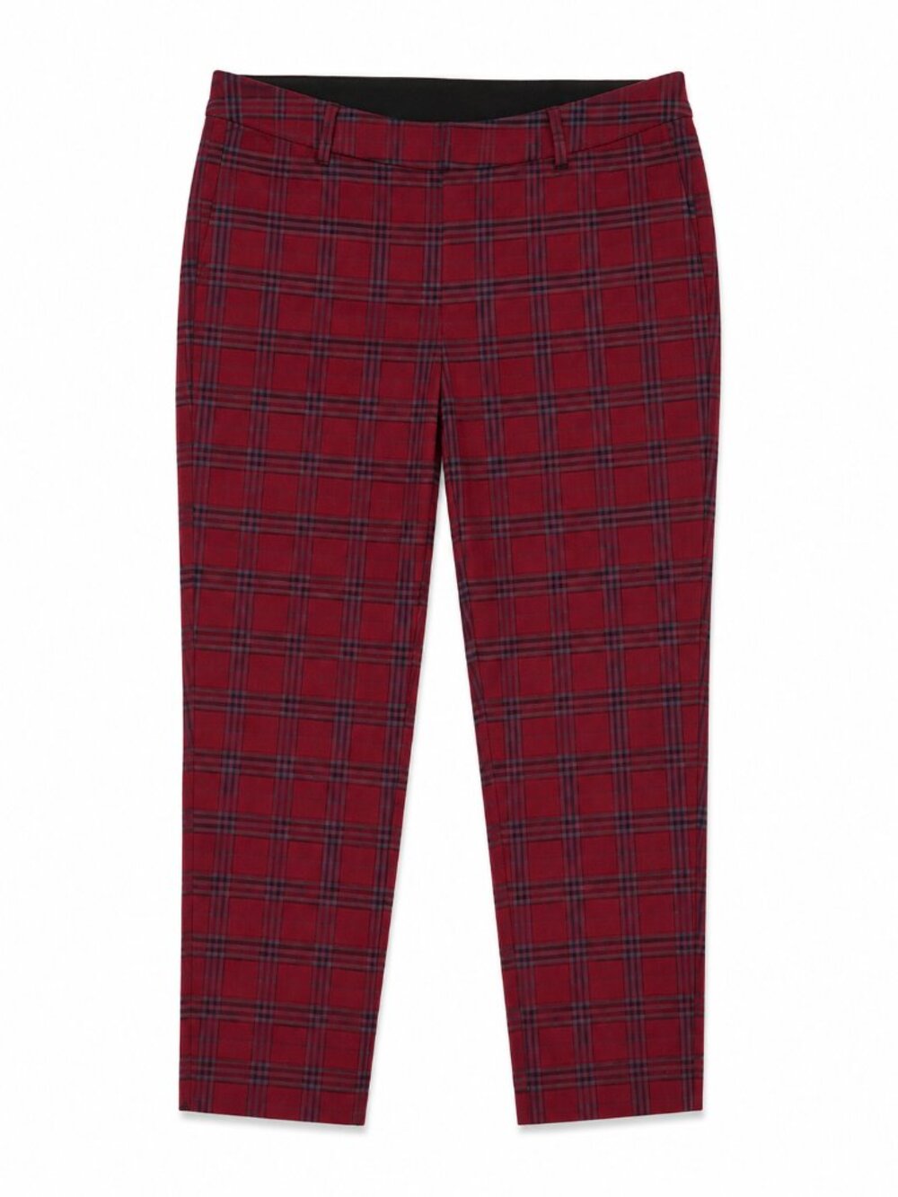 Lane Bryant Plaid Pants Size 22 Red Blue Tartan Career Plus Size